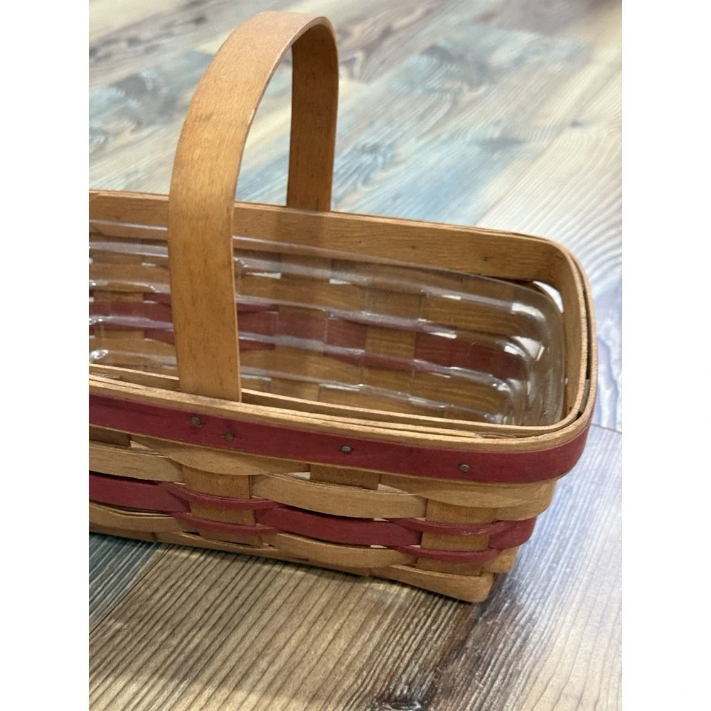 Longaberger Christmas Collection Gingerbread Basket W Liner 1990